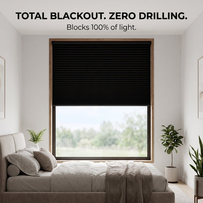 Noctura™ No-Drill Blackout Cellular Shade