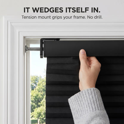 Noctura™ No-Drill Blackout Cellular Shade