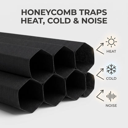 Noctura™ No-Drill Blackout Cellular Shade