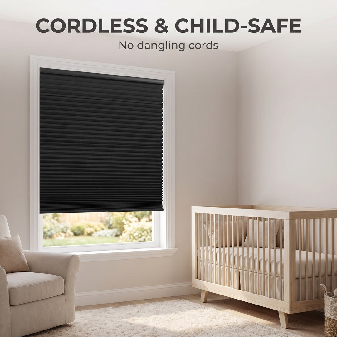 Noctura™ No-Drill Blackout Cellular Shade